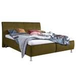 Gestoffeerd bed Karla Stof TCM: 333 green - 160 x 200cm - Tweepersoonsmatras H2/H3