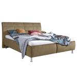 Gestoffeerd bed Karla Stof TCM: 149 beige grey - 180 x 200cm - Tweepersoonsmatras H2/H3