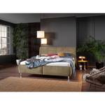 Gestoffeerd bed Karla Stof TCM: 149 beige grey - 180 x 200cm - Tweepersoonsmatras H2/H3