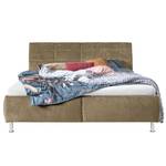 Gestoffeerd bed Karla Stof TCM: 149 beige grey - 180 x 200cm - Tweepersoonsmatras H2/H3