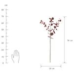 Eukalyptus Zweig FLORISTA Polyester PVC - Weinrot