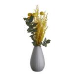 Vase RIFFLE Steinzeug - Grau