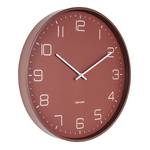 Horloge murale Lofty Fer - Rouge rubis