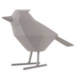 Dekofigur Bird Polyresin - Platingrau