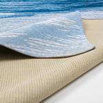 Kurzflorteppich Keitum 007 I Polyester / Baumwolle - Blau - 60 x 90 cm