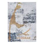 Kurzflorteppich Keitum 012 I Polyester / Baumwolle - Gold / Mehrfarbig - 80 x 150 cm