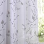 Gordijn Bonnie polyester - wit/grijs - 135 x 145 cm