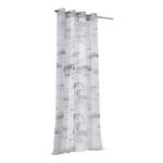 Gordijn Claude polyester - wit/grijs - 135 x 175 cm