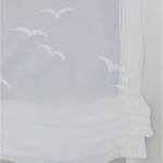 Raffrollo Seabird Polyester - Weiß - 80 x 130 cm