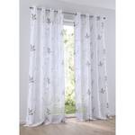 Tenda con anelli Dandelion Cotone / Poliestere - Bianco / Marrone - 140 x 145 cm