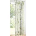 Gordijn Jungle polyester - wit/groen - 130 x 225 cm