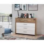 Dressoir Rye Effetto bastone di quercia / bianco opaco