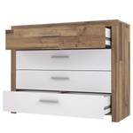 Dressoir Rye Effetto bastone di quercia / bianco opaco