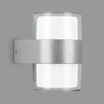 Illuminazione da esterno a LED Cludu Polietilene / Alluminio pressofuso - 2 punti luce - Argento