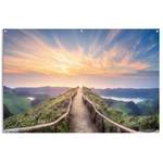 Outdoor-poster Morgenrood PVC - blauw