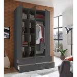 Armoire Harlingen Anthracite mat - Largeur : 126 cm