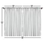 Tenda Rustico II (set da 2) Poliestere - Marrone / Grigio - 140 x 225 cm