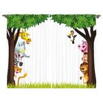 Gordijn Kinderdagverblijf I (set van 2) polyester - meerdere kleuren - 140 x 225 cm