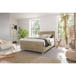 Letto boxspring Talea Ciniglia TBS: 12 Grigio beige - 120 x 200cm - H2