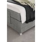 Letto boxspring Talea Ciniglia TBS: 39 grigio argento - 100 x 200cm - H2