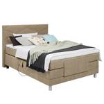 Boxspringbett Talea Chenille TBS: 12 Graubeige - 90 x 200cm - H2