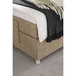 Letto boxspring Talea Ciniglia TBS: 12 Grigio beige - 90 x 200cm - H2