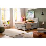 Lit boxspring Matea Tissu Chenille TBS:2 Gris minéral - 120 x 200cm