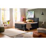 Letto boxspring Matea Ciniglia TBS: 49 grigio antracite - 120 x 200cm