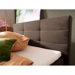 Boxspring Matea Chenille TBS: 4 Notenbruin - 120 x 200cm