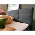 Boxspringbett Matea Chenille TBS: 19 Grau - 90 x 200cm