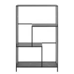 Scaffale Zap I Nero - Materiale a base lignea - Metallo - 72 x 114 x 32 cm