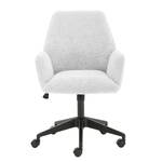 Chaise de bureau Oaklawn Tissu teddy Ora: Blanc