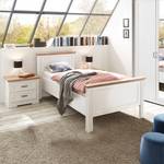 Bedframe Jasmund Witte pijnboomhouten look - 100 x 200cm