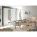 Armoire Mysen Imitation pin blanc - Largeur : 160 cm