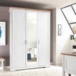 Armoire Mysen Imitation pin blanc - Largeur : 160 cm