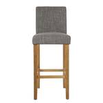 Chaises de bar Nello - Lot de 2 Gris