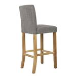 Chaises de bar Nello - Lot de 2 Gris