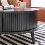 Table basse HANCK Plaqué bois - Chêne noir