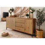 Sideboard Brochet Eiche Dekor / Schwarz