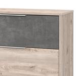 Sideboard Delden Braun - Grau - Holzwerkstoff - Metall - Kunststoff - 95 x 93 x 42 cm