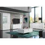 Tv-meubel Infinity hoogglans wit/mat wit - Breedte: 147 cm