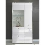 Vitrine Infinity Blanc brillant / Blanc mat