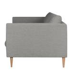 3-Sitzer Sofa Kayena Webstoff Inas: Platin - Buche Hell