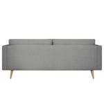 3-Sitzer Sofa Kayena Webstoff Inas: Platin - Buche Hell