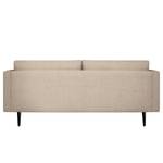 2-Sitzer Sofa Kayena Webstoff Inas: Cappuccino - Schwarz