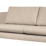 2-Sitzer Sofa Kayena Webstoff Inas: Cappuccino - Schwarz