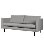 2-Sitzer Sofa Kayena Webstoff Inas: Platin - Schwarz