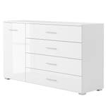 Sideboard Kiydoo I Hochglanz Weiß / Alpinweiß