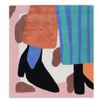 Tapis Bings Bings Do a little dance Laine vierge - Multicolore - 110 x 110 cm