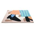 Tapis Bings Bings Do a little dance Laine vierge - Multicolore - 110 x 110 cm